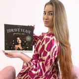 Kniha Zdravé vlasy zevnitř ven #1 bestseller v ČR a na Slovensku, selfie recenze