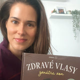 Kniha Zdravé vlasy zevnitř ven #1 bestseller v ČR a na Slovensku, selfie recenze