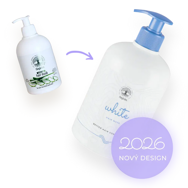 WHITE HAIR MASK hydratační wash-out kondicionér