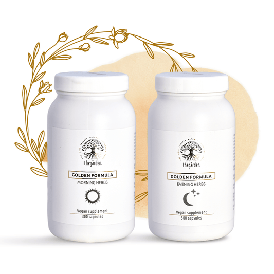 Golden Formula Herbs - bylinné směsi na podporu růstu a proti padání vlasů při suchém typu pokožky hlavy