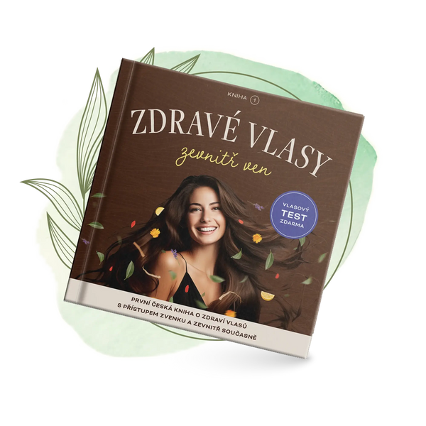 Kniha Zdravé vlasy zevnitř ven - holistický tricholog Adrián Mokriš 224 stran