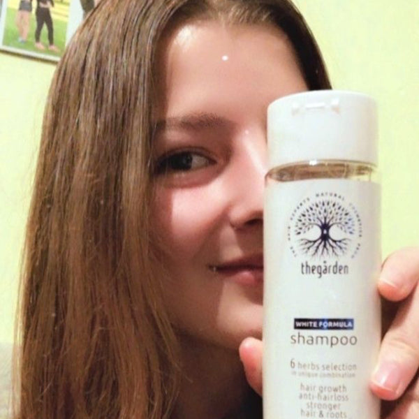 White Formula Shampoo - normální pokožka a suché padajíci vlasy, které pomaly rostou.