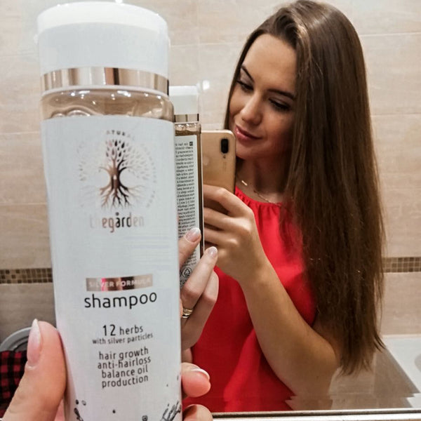 Silver Formula Shampoo - mastná či rychle se mastící pokožka, padající vlasy, které pomalu rostou.