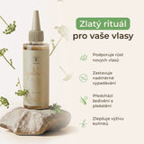 Rapuncell Golden Solution - tonikum k růstu vlasů a zastavení nadměrného padání pro suchý typ pokožky.